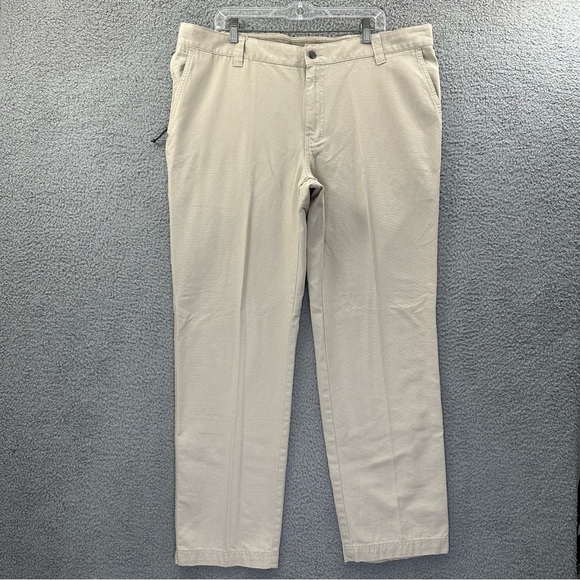 Columbia Flex ROC Utility‎ Stretch Pants Straight Leg Light Beige Men's 36 x 32 - Picture 1 of 8